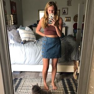 Free people mini skirt